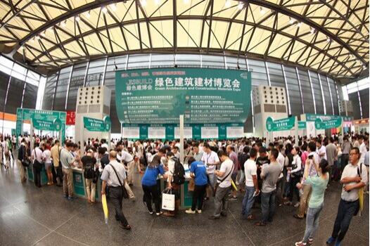 硅藻泥领军企业蓝天豚参展2016上海国际绿色建筑装