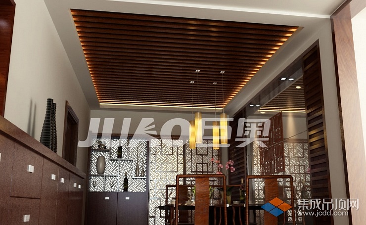 中式餐厅-方管